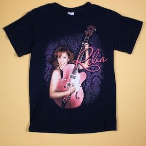 Vintage Reba McEntire Gildan Black Tour T-shirt Women's Size Small